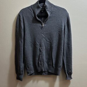 Merona Men's Charcoal Zip-Up Sweater